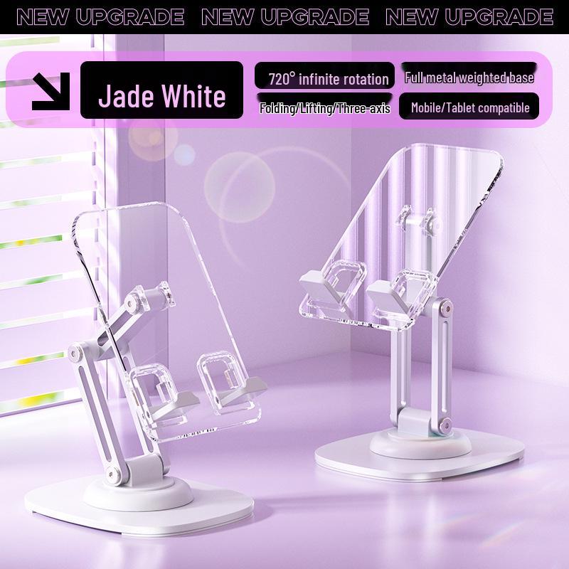 Top-Rated All-Metal 360° Rotating Foldable Phone Stand for Live Streaming