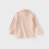 Girls' High-Neck Ruffle Long-Sleeve Top