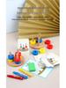 Montessori Colorful Stacking Rings - Interactive 3D Puzzle & Brain Training Wooden Toy for Kids