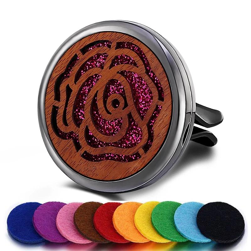 

Заправляемый автомобильный освежитель воздуха с запахом натурального дерева, диффузор для духов, зажим для автомобильного дефлектора, украшение для салона, аксессуары