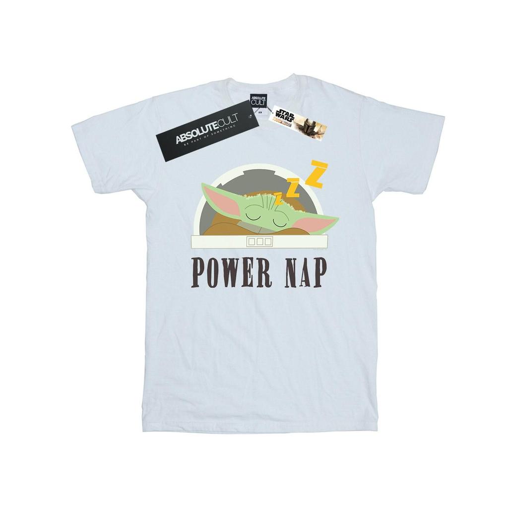 Star Wars Mens The Mandalorian Power Nap Child T-Shirt