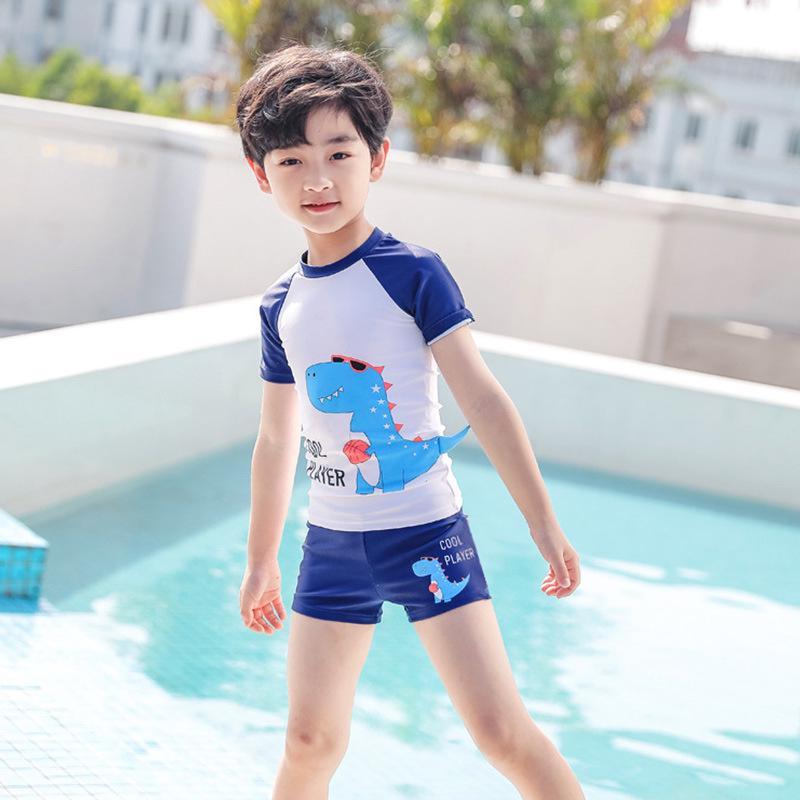 Niedliches und modisches geteiltes Badeanzug-Set für Jungen für Kinder und Babys