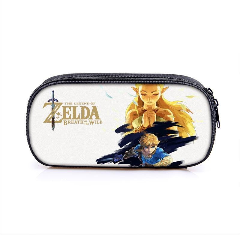 Legend Of Zelda Kingdom Tears Cartoon Pencil Case Durable And Breathable Polyester Material