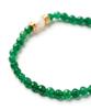 Polalita Gold Pearl Point Green Stone Bracelet (Plt-Br-025_Gn)