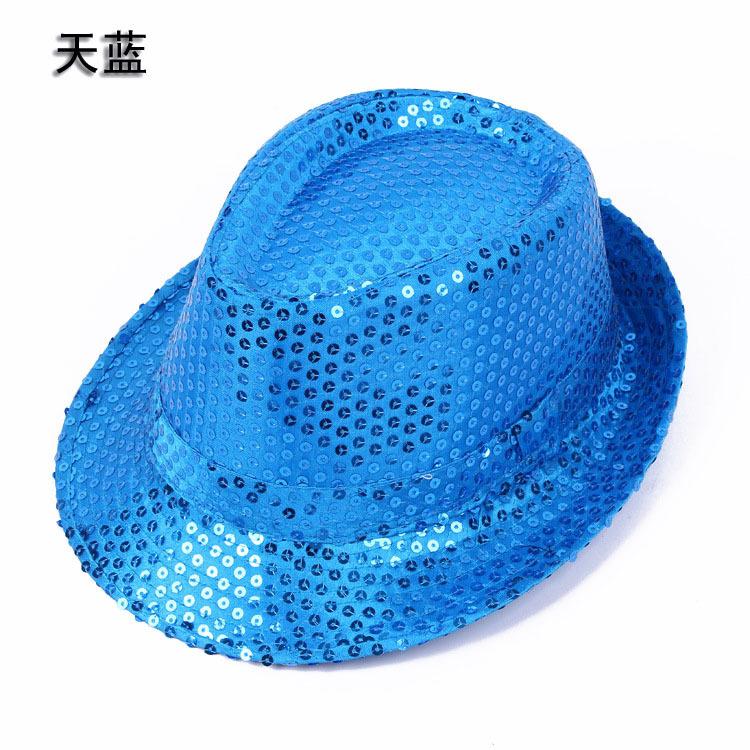 

Волшебная шляпа Взрослые Дети Общая Школьный фестиваль Шляпа Блестки Джазовая шляпа Сценическая волшебная шляпа average size