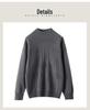 Cozy Cashmere Women's Sweater - Half-High Collar, Thick Knit for Autumn/Winter