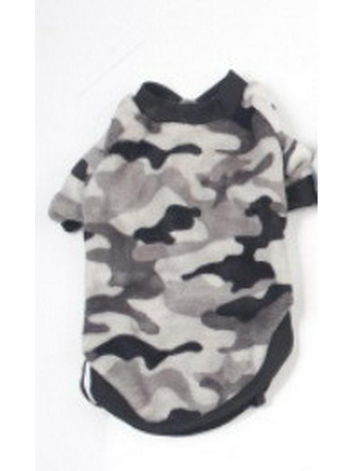 Arctic Velvet Leopardenmuster Haustierkleidung für Katzen & Hunde: Verdicktes Herbst-/Winter-Outfit für Schnauzer & Corgis