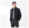 Spring and Autumn Men's Casual Lapel Zipper Jacket - Middle-aged Outerwear