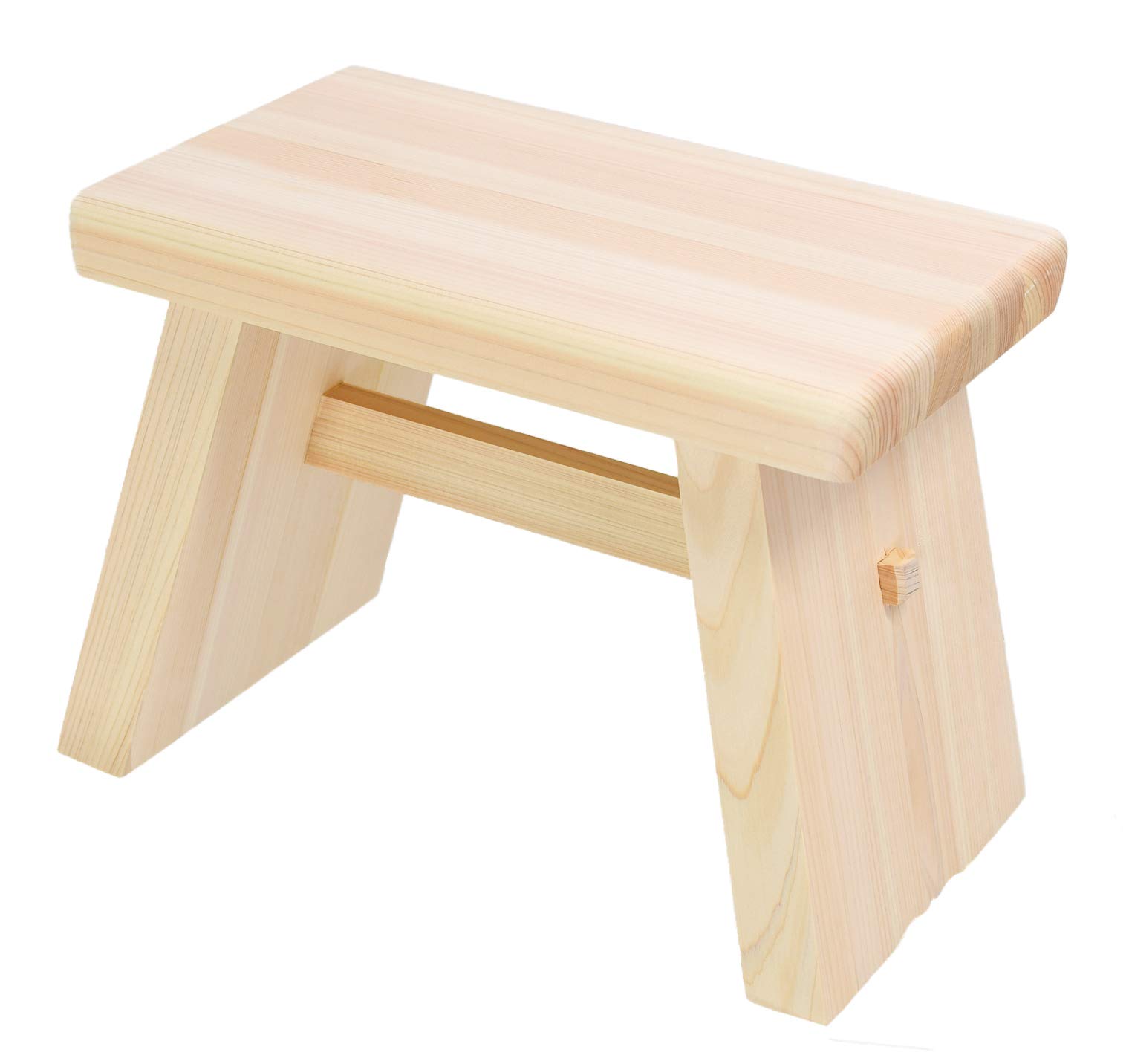 

Wooden bath stool, 23cm high, made of cypress (hinoki), made in Japan, product number 194121