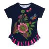 Mimi Rep Round Neck Short-sleeved T-shirt 19SGTKXK for Girls