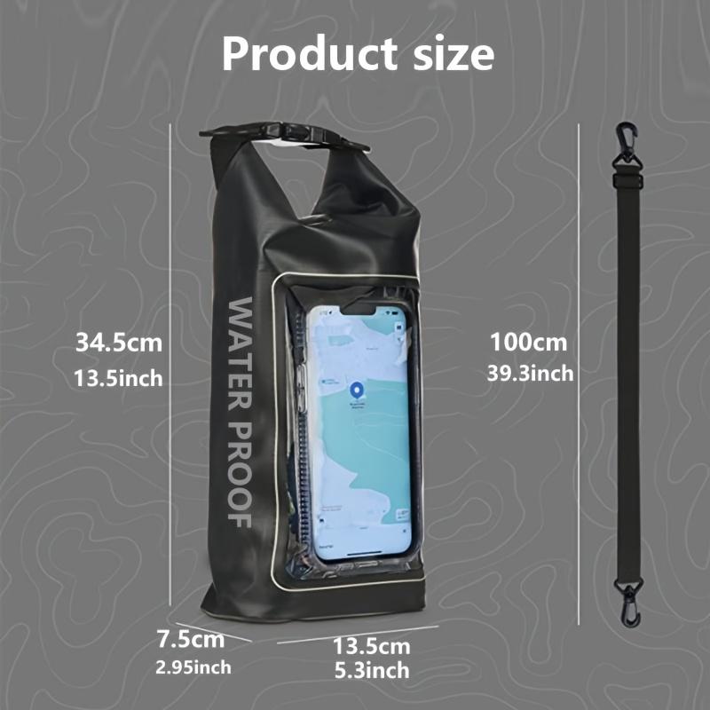 A 2-Liter with a Universal Phone Window That Allows for Touch Screen Use, Featuring a Separate Zipper-Sealed Inner Pocket,