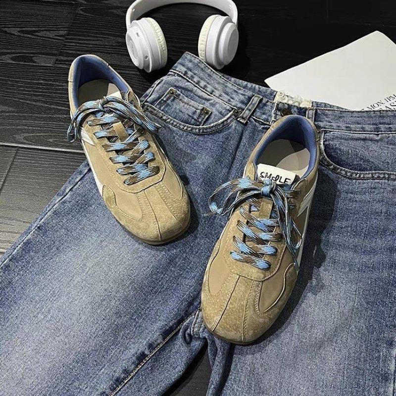 

Мода Новый Стиль Мода Популярные Ретро Шнуровка Дышащие Женские Толстая Подошва Плиссированные Повседневные Кроссовки Белая Обувь Zapatos Mujer 40 коричневый