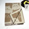 New All match Cute Cat Pattern Autumn and Winter Scarf for Women Winter Warm and Thickened Air Conditioned Shawl