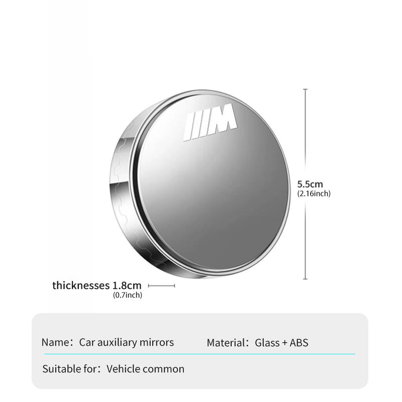 For BMW Car Blind Spot Rear View Mirror Wide Angle 360 Degree Adjustable X1 X2 X3 X4 X5 X6 X7 G20 G30 6GT E46 E90 E60 F10 E39
