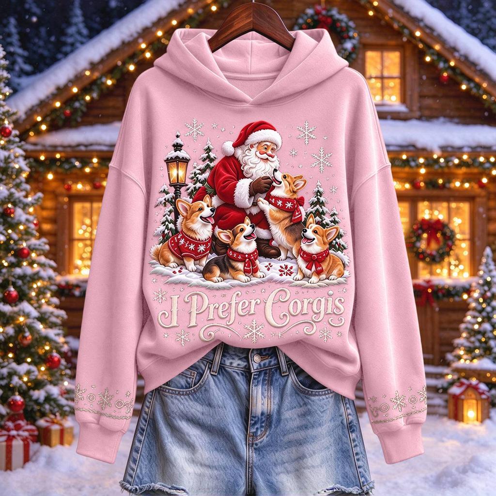 Herren Weihnachtspullover Hoodie, Lässiges Kapuzensweatshirt für die Feierparty und Winterkleidung
