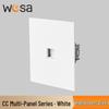 European Standard Multi-position Wall Socket with Flame Retardant Protection and Simple Design 