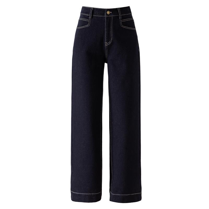 

Yi Fei 2025 Winter Plus Velvet Slim Fit Flared Jeans for Women Size 31
