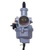 Motorcycle Mixture Component and Replacement Carburetor, PZ26 Manual Choke Configuration with Metal Body for CG125-CG150 Models