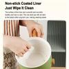 Non-stick electric pot with steamer rack, portable mini quick ramen cooking pot, adjustable power supply, non-stick wok, for cooking
