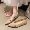 Fashion 2025 New FASHION Flats Women's  Soft Bot Bean Oes Spring Summer New  Knot Slip-On Flat Ballet Sle Faion Single Oes