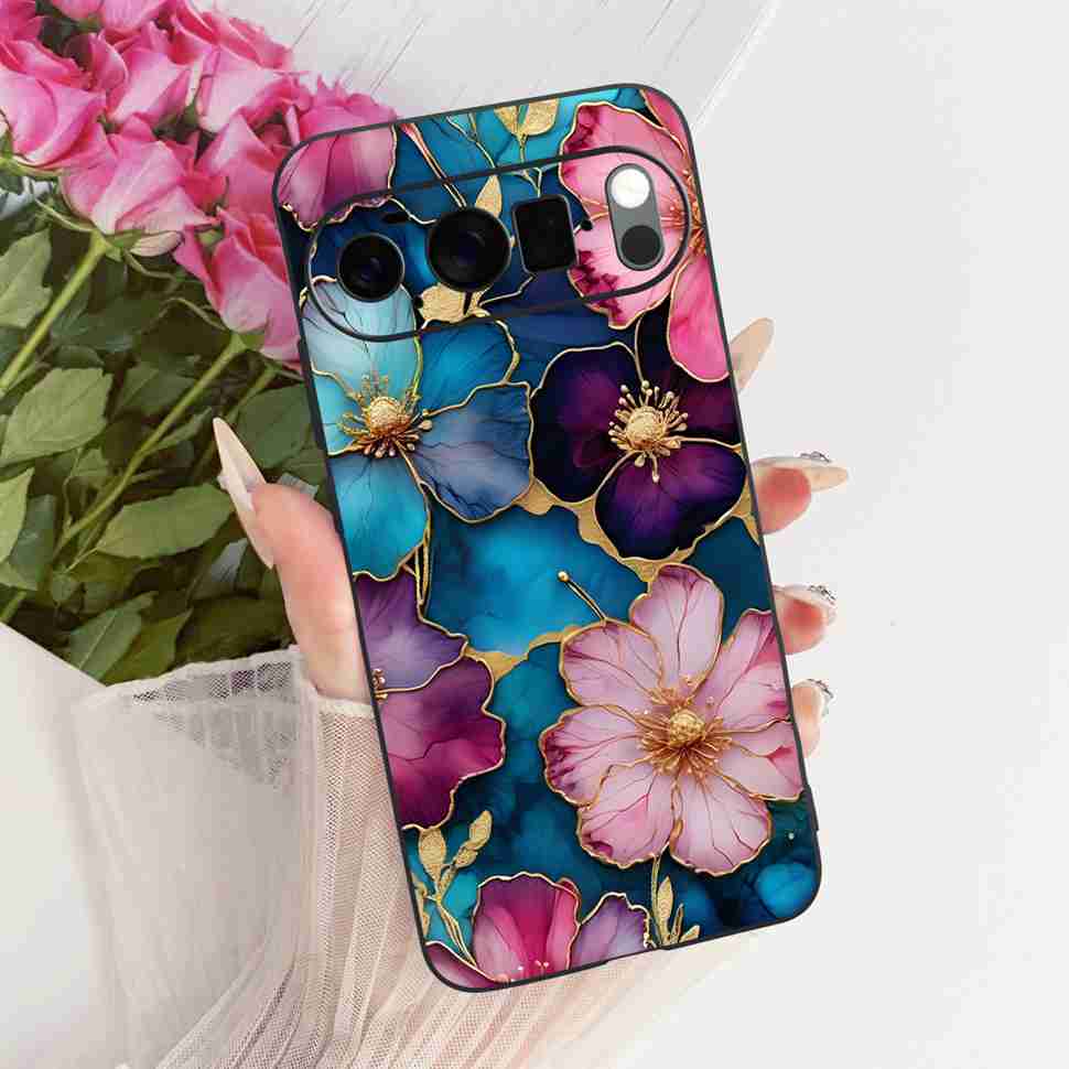 For Google Pixel 10 Pro 5G Case Fashion Painting Silicone TPU Black Soft Cover For Google Pixel 10Pro GEHN3 Phone Cases Bumper