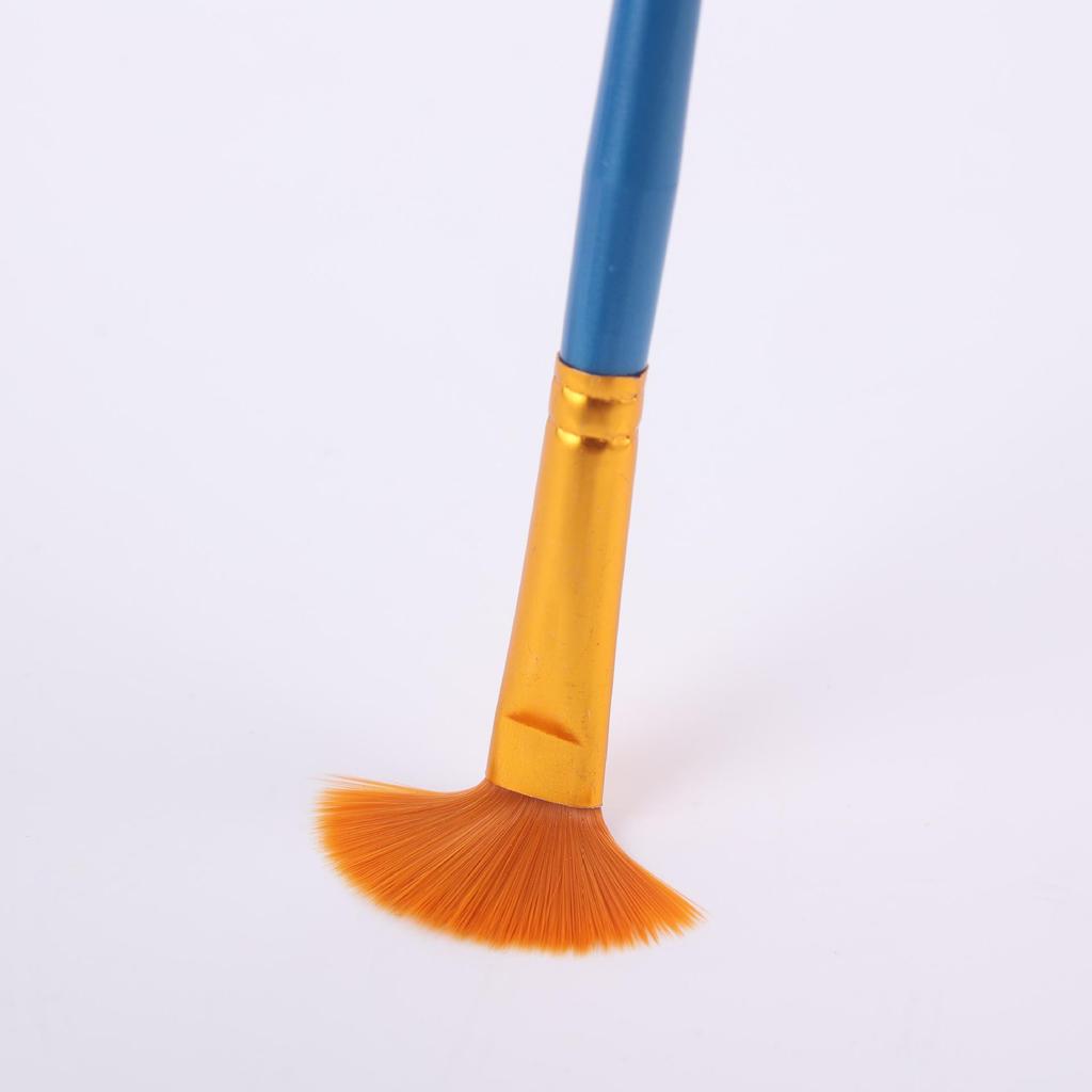 10-teiliges Öl-, Gouache- & Aquarellpinsel-Set mit Kunststoffgriffen