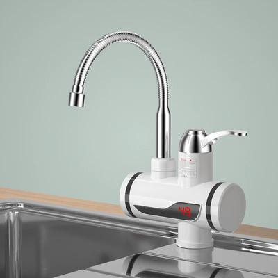 3-Second Instant Hot Water Kitchen Faucet with Adjustable Temperature Control - Electric On-Demand Boiling Water Tap for Sink