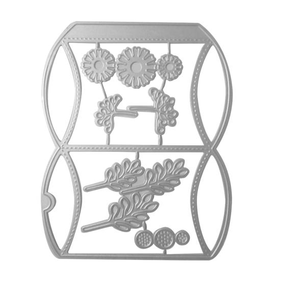 

Подушка Коробка для резки умирает DIY скрапбук тиснение бумажные карты изготовление украшения плесень серебряный