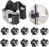 Mop Broom Storage Mop Roller Toilet Cleaning Tool Umbrella 5KG Load Capacity Holder, Holder, Wall-Mounted Holder, 10-Pack, Wall-Mounted Hanger, Hook,