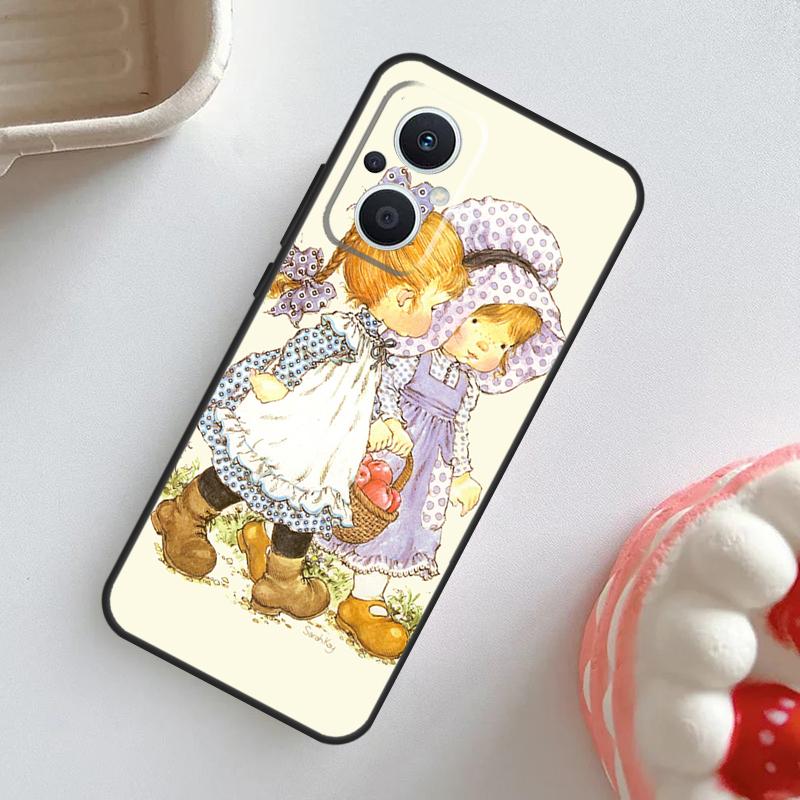 Sarah Kay patroon Case Voor OPPO Reno 7 8 6 5 4 Lite 8T 4Z 5Z 11 F 10 Pro OPPO Find X6 X5 Pro X2 X3 Neo Cover