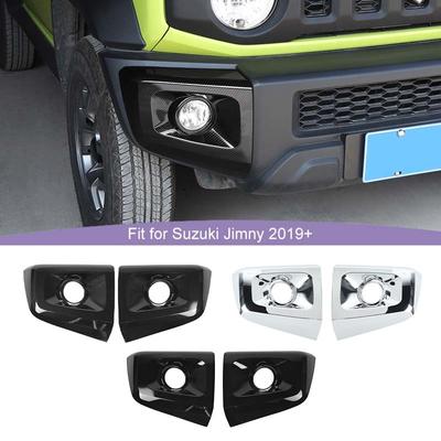 Car Front Bumper Corner Protective Cover Decoration Stickers Fit For Suzuki Jimny 2019 Up ABS Exterior Accessories