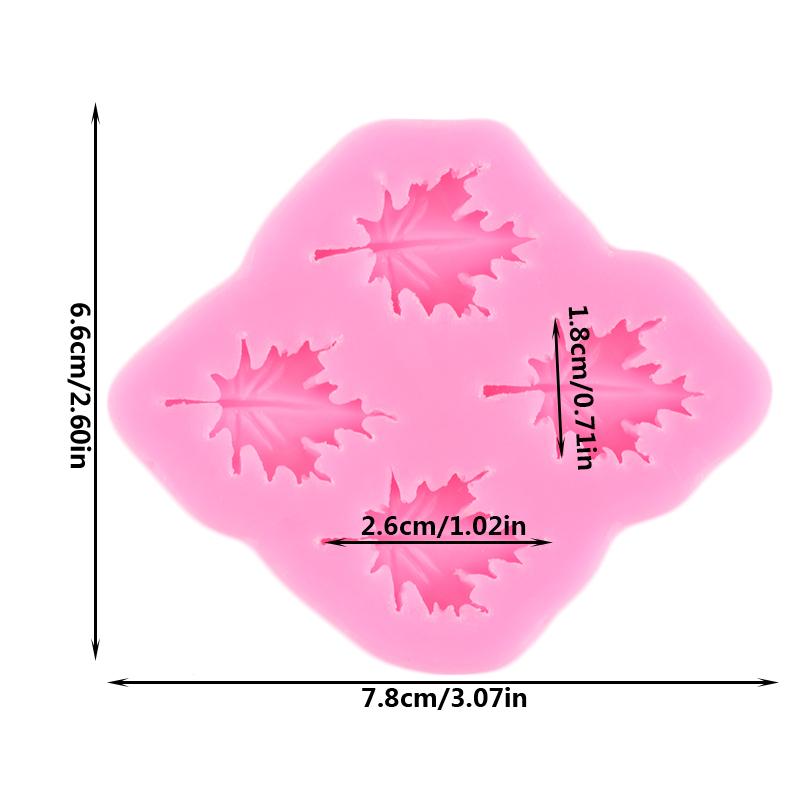 Tropical Leaf Ginkgo Biloba Leaf Palm Leaf Silicone Mould Maple Leaf Fondant Moulds Chocolate Candy Mould Cake Decoration Tools