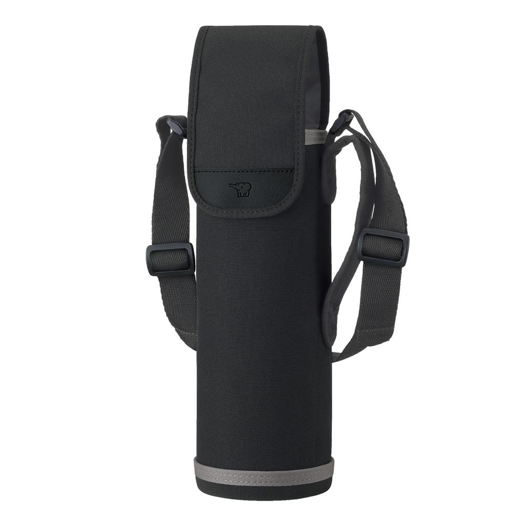 Zojirushi Thermos 950ml Water Bottle Cover, Shoulder Strap with Handle, Machine Washable, Includes Name Tag, Black, MC-EA05-BA