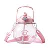 Cute pot belly cup kids outdoor water cup submarine with straw with portable space water bottle