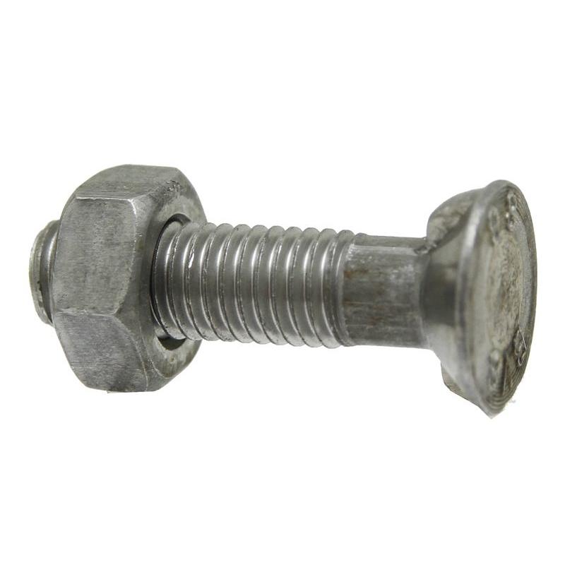 Plough bolt with nut M16x2 class 10.9 DIN 11014 for plow 16401410 x25 pcs