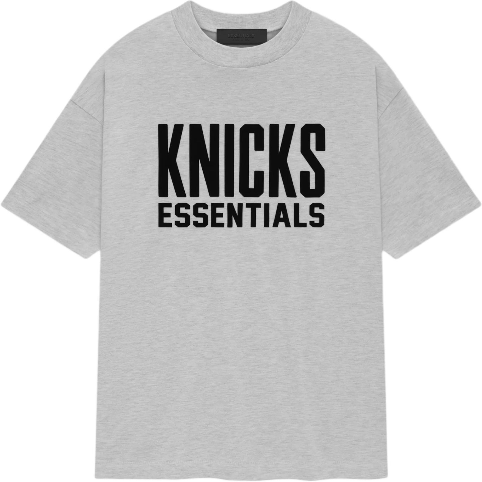 

Fear of God Футболка Essentials x NBA Knicks, светло-серая, мужская, 125AL244301F S