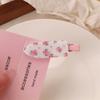 Cherry Polka Dot Floral Bow Hair Clips Love Girl Duckbill Clip Broken Hair Bangs Hair Accessories