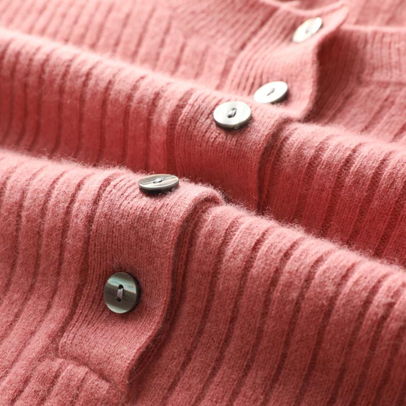 Herbst Damen Pullover Temperament Pullover Rundhals Regelmäßige Pullover Damen Strickwaren