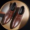 Men's Cross-Border Autumn Leather Shoes: Large Size Business Formal & British Casual Styles for Weddings and All-Match Occasions.