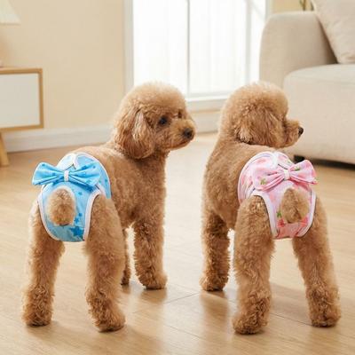 Washable Dog Diaper Adjustable Pet Protective Pants Pet Physiological Pants  for Dogs Puppy