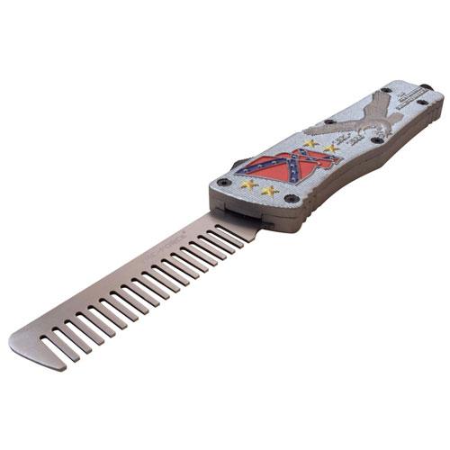 Tac Force Retractable Beard Comb w/ Glassbreaker (Eagle)