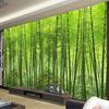 Nature Landscape Wallpaper Green Bamboo Forest Mural Size 3D Wallpaper For Wall Living Room Wall Mural