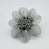 Korean Style Handmade Organza & Yarn Flower Headband Accessories