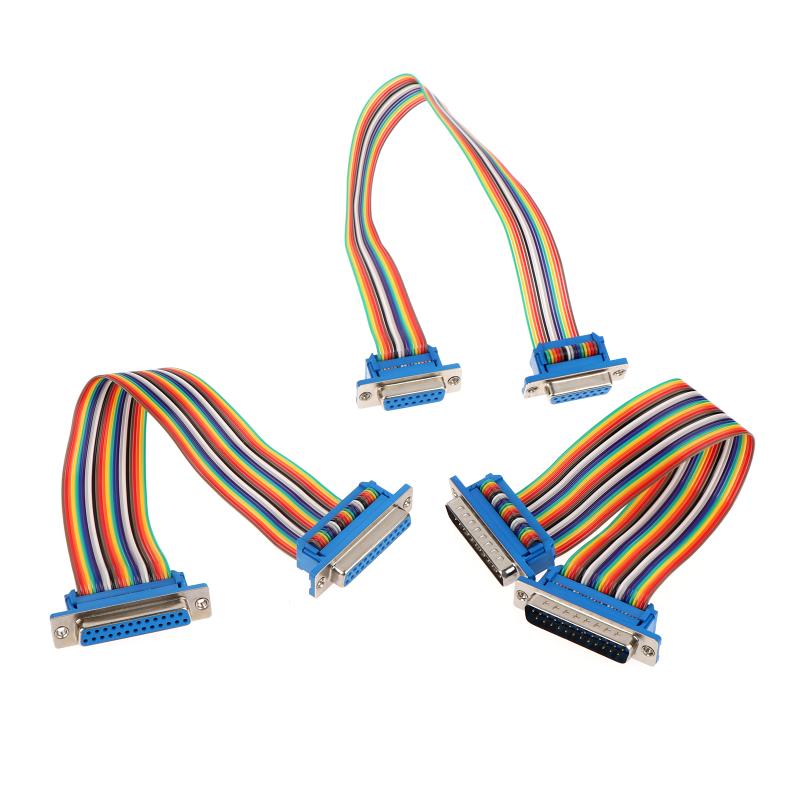 High Efficiency DB9 DB15 DB25 D-SUB Serial Port Cable Male Female for Secure Connections