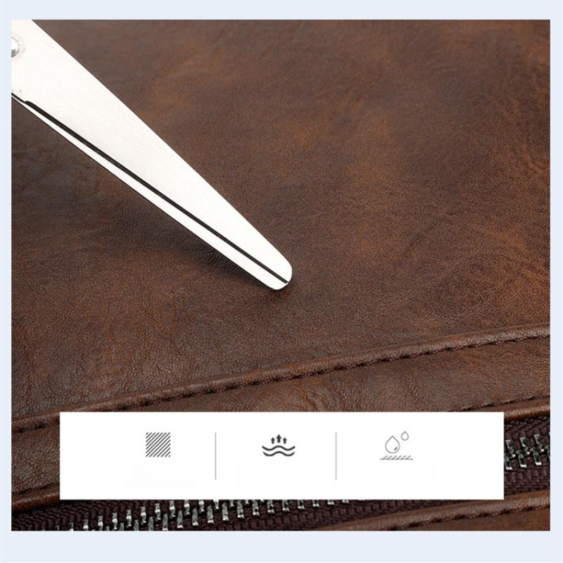 Men's New Business Laptop Bag Fashion Men's One-shoulder Messenger Briefcase Large-capacity Retro Shoulder Bag