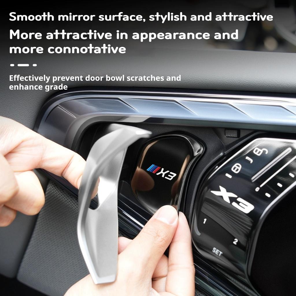 For BMW X5 X3 3 5 Series I3 I5 G05 G45 G20 G60 2019-2025 Car Inner Handle Door Bowl Protective Film Interior Accessories