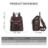Leather Women'S Bag Large Capacity Backpack Light Leisure Commuter Backpack Cowhide Bag