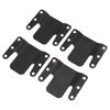 4PCS/8PCS Black Color Bracket Iron Interlocking Connector Sofa  Furniture Assembly