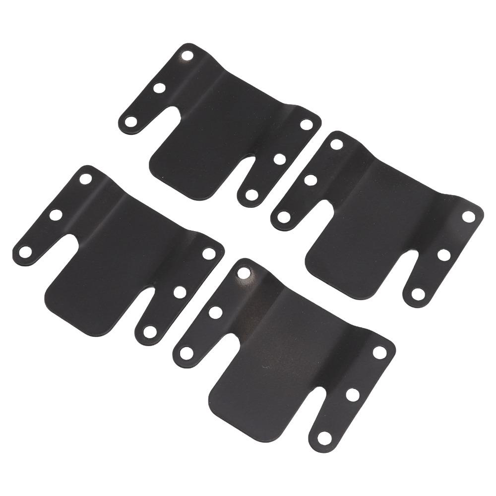 4PCS/8PCS Black Color Bracket Iron Interlocking Connector Sofa  Furniture Assembly