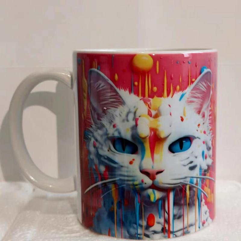 3D Coffee Mug 3D Tea Cup Coffee Cup Ceramic Cup Animal Cup Multi-Purpose Cute Creative Mug For Men Women Mother Father Friends